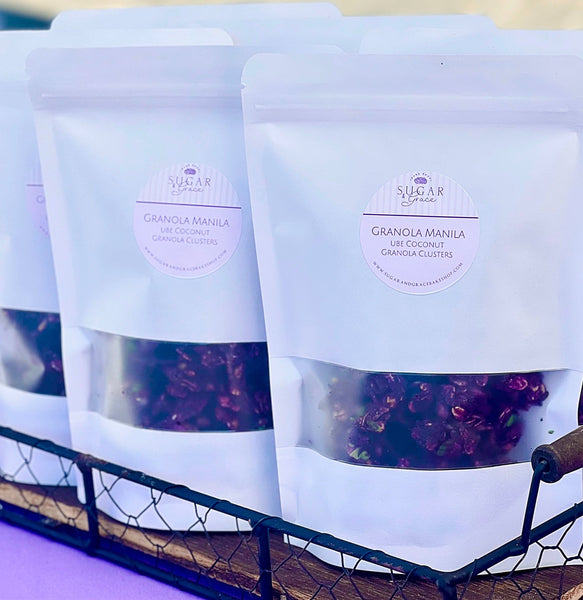 Granola Manila (Ube Coconut Granola Cluster Bites) Pack of 3