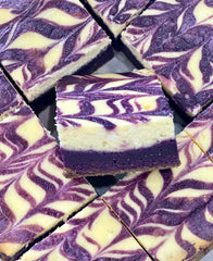 Ube Cheesecake Brownies
