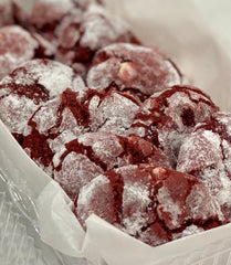 Red Velvet White Chocolate Chip Cookies