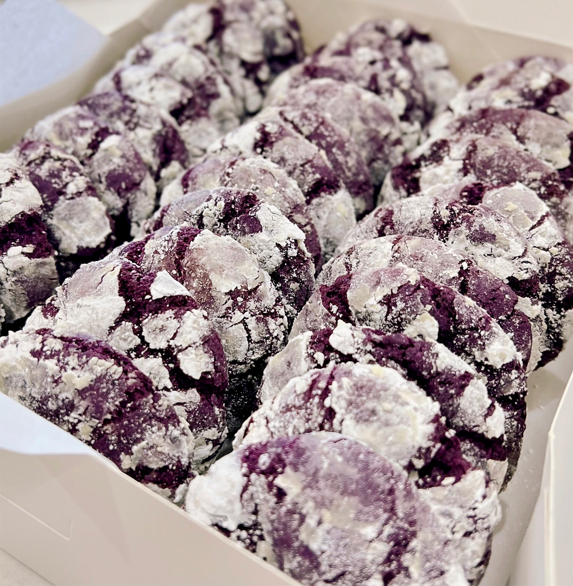Ube Crinkle Cookies (Pack of 20) Sugar & Grace Bake Shop
